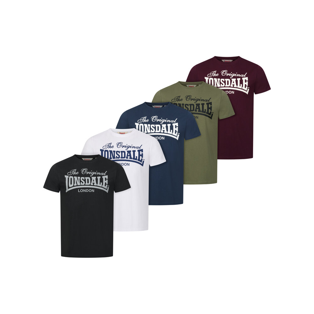 Lonsdale Lonsdale T-shirt 'Fittonhill' 5-Pack Lonsdale Lonsdale T-shirt 'Fittonhill' 5-Pack