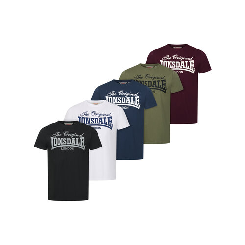 Lonsdale Lonsdale T-shirt 'Fittonhill' 5-Pack Lonsdale Lonsdale T-shirt 'Fittonhill' 5-Pack
