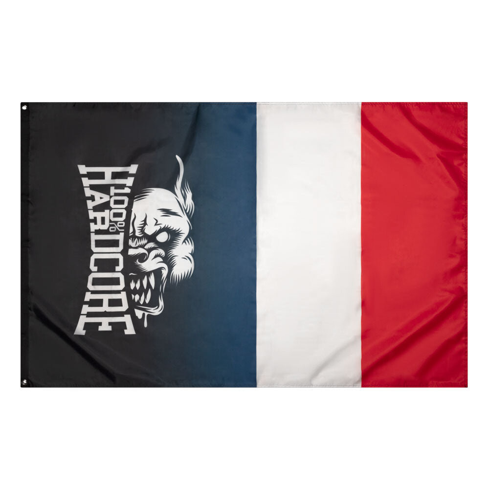 100% Hardcore 100% Hardcore Vlag 'France'
