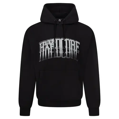 100% Hardcore 100% Hardcore Oversized Hoodie 'Faded' (Black)