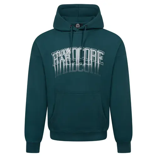 100% Hardcore 100% Hardcore Oversized Hoodie 'Faded' (Teal)