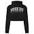 100% Hardcore 100% Hardcore Frauen Cropped Hoodie 'Faded'