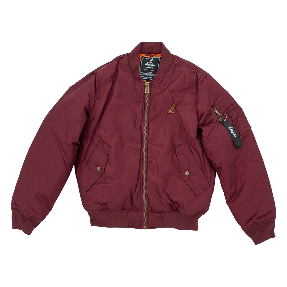 Australian Australian Archive Bomber Jacket (Bordeaux)