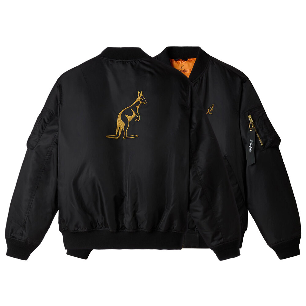 Australian Australian Archive Bomber Jacket (Black)