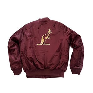 Australian Australian Archive Bomber Jacket (Bordeaux)