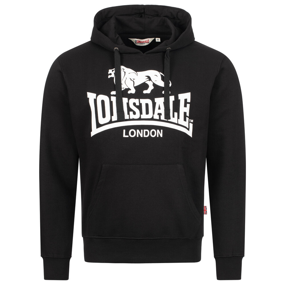 Lonsdale Lonsdale Hoodie 'Go Sport 2' (Black/White) Lonsdale Lonsdale Hoodie 'Go Sport 2' (Black/White)