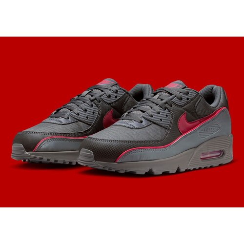 Nike Nike Air Max 90 Premium (Iron Grey/University Red) Nike Nike Air Max 90 Premium (Iron Grey/University Red)