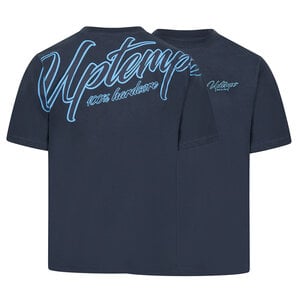 Uptempo Uptempo Oversized T-shirt 'Signature' (Blue) Uptempo Uptempo Oversized T-shirt 'Signature' (Blue)