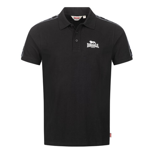 Lonsdale Lonsdale Polo 'Setter' (Black/White) Lonsdale Lonsdale Polo 'Setter' (Black/White)