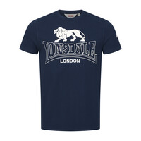 Lonsdale T-shirt 'Hazelhurst' (Dark Navy/Ecru)