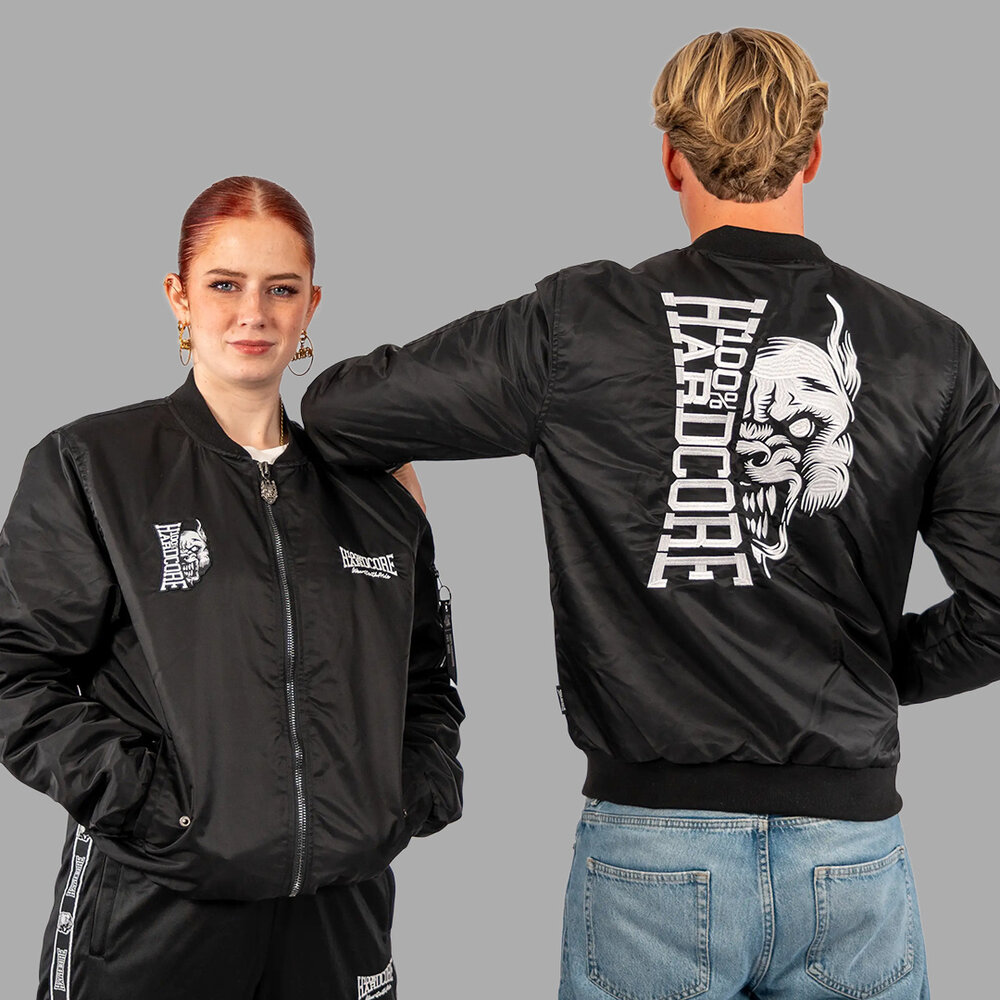 100% Hardcore 100% Hardcore Bomberjack 'Branded Rage' (Black)