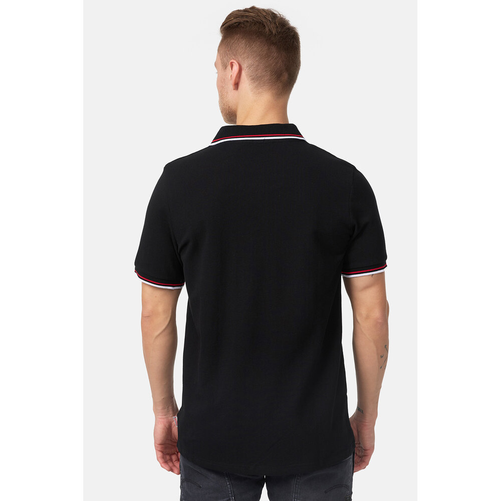 Lonsdale Lonsdale Slim Fit Polo 'Lion' (Black/Red) Lonsdale Lonsdale Slim Fit Polo 'Lion' (Black/Red)