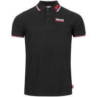 Lonsdale Slim Fit Polo 'Lion' (Black/Red)
