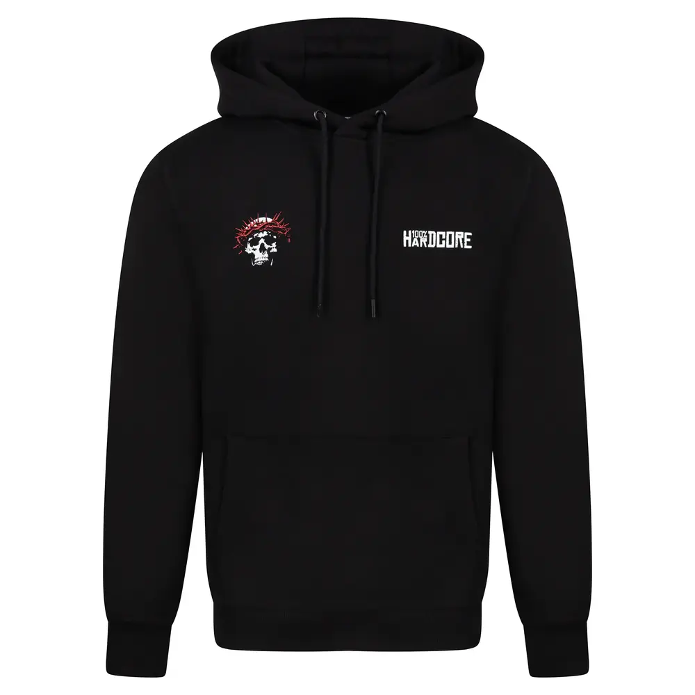 100% Hardcore 100% Hardcore Hoodie 'Blood Crown' 100% Hardcore 100% Hardcore Hoodie 'Blood Crown'