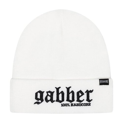 100% Hardcore 100% Hardcore Beanie 'Gabber' (White)