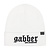 100% Hardcore 100% Hardcore Beanie 'Gabber' (White)