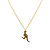 Gabberwear Kangaroo Necklace 50 cm (Gold)
