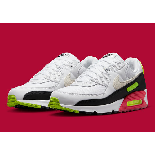 Nike Nike Air Max 90 (White/Black Volt/Rush Pink)