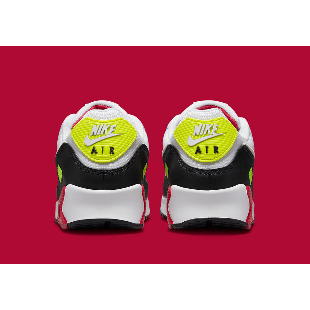 Nike Nike Air Max 90 (White/Black Volt/Rush Pink)