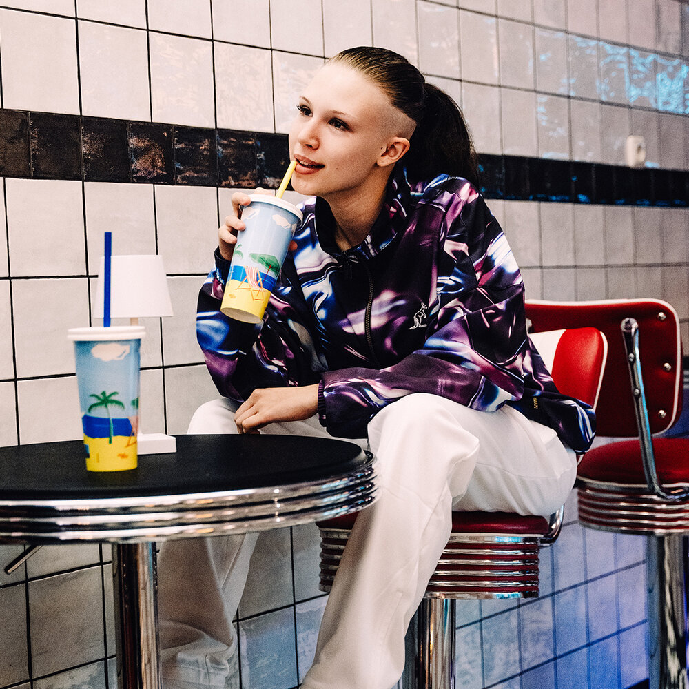 Australian Australian Archive Jacket 'Metallic' (Blue/Purple)