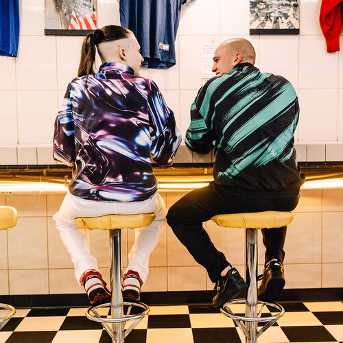 Australian Australian Archive Jacket 'Metallic' (Blue/Purple)