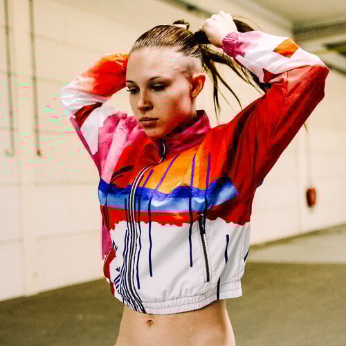 Australian Australian Dames Cropped Jacket 'Goran' (Bright Red)