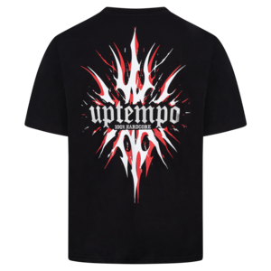 Uptempo Uptempo Oversized T-shirt 'Tribal' Schwarz
