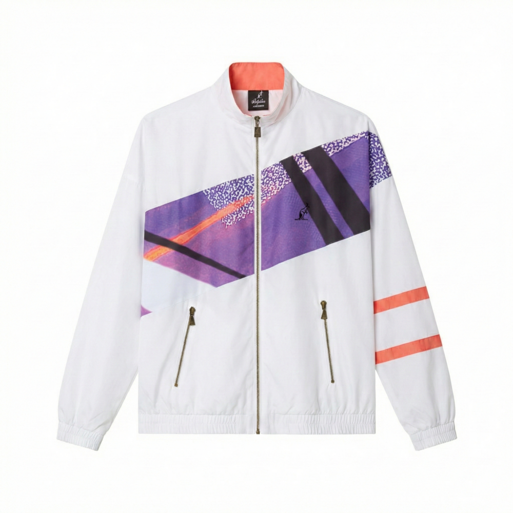 Australian Australian Archive Shards Jacket (White/Periwinkle)