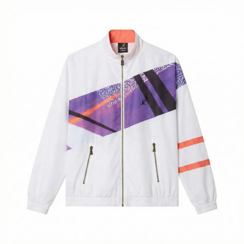 Australian Australian Archive Shards Jacket (White/Periwinkle)