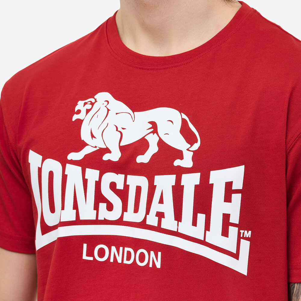 Lonsdale Lonsdale T-Shirt 'Logo' (Red/White)