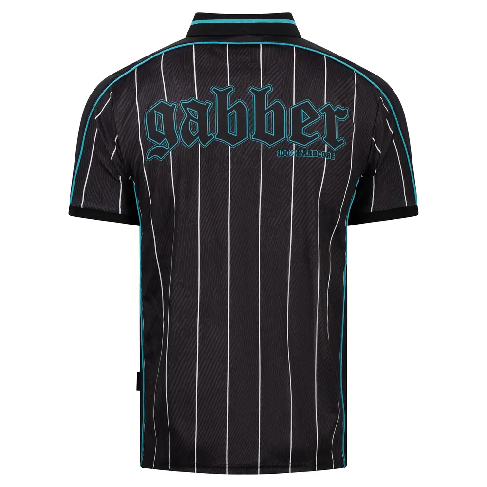 100% Hardcore 100% Hardcore Voetbalshirt 'Gabber' (Turqoise)
