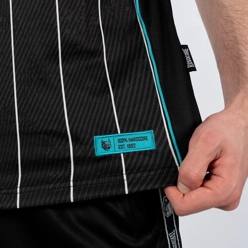 100% Hardcore 100% Hardcore Voetbalshirt 'Gabber' (Turqoise)