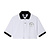 Australian Australian Dames Cropped Polo (White/Black) Australian Australian Dames Cropped Polo (White/Black)
