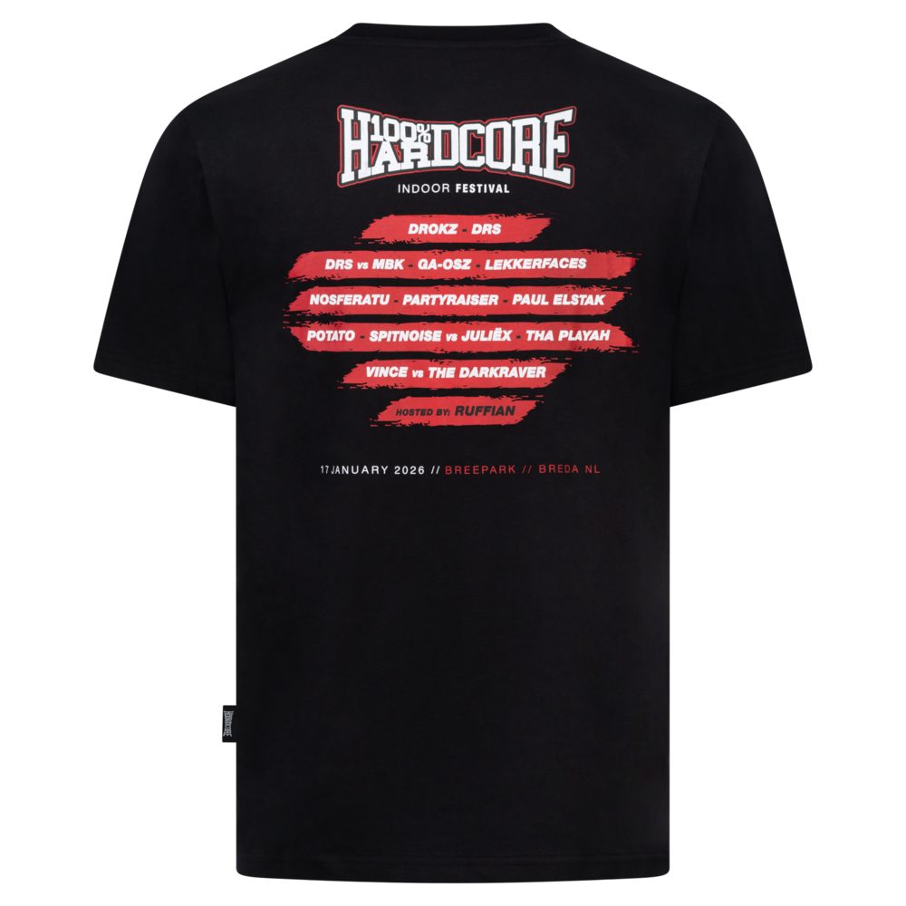 100% Hardcore 100% Hardcore T-shirt 'Line-up'