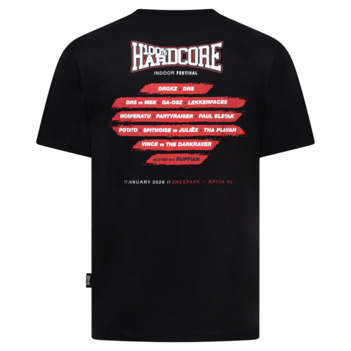100% Hardcore 100% Hardcore T-shirt 'Line-up'