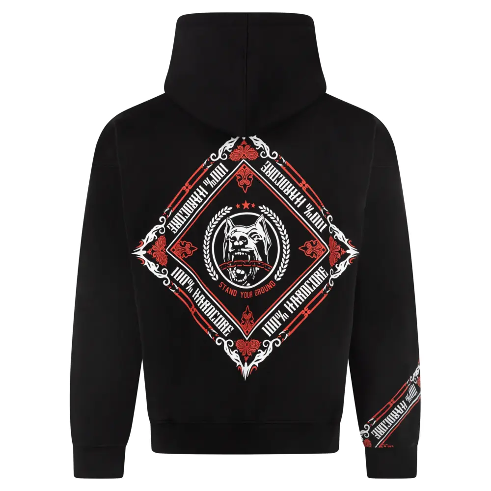 100% Hardcore 100% Hardcore Hoodie 'Bandana'