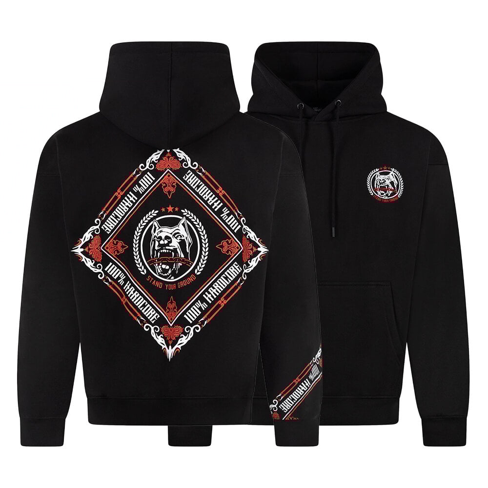 100% Hardcore 100% Hardcore Hoodie 'Bandana'