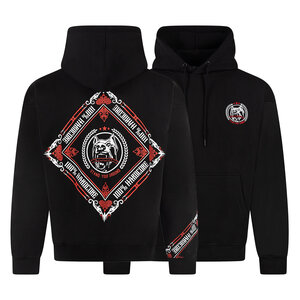 100% Hardcore 100% Hardcore Hoodie 'Bandana' Schwarz