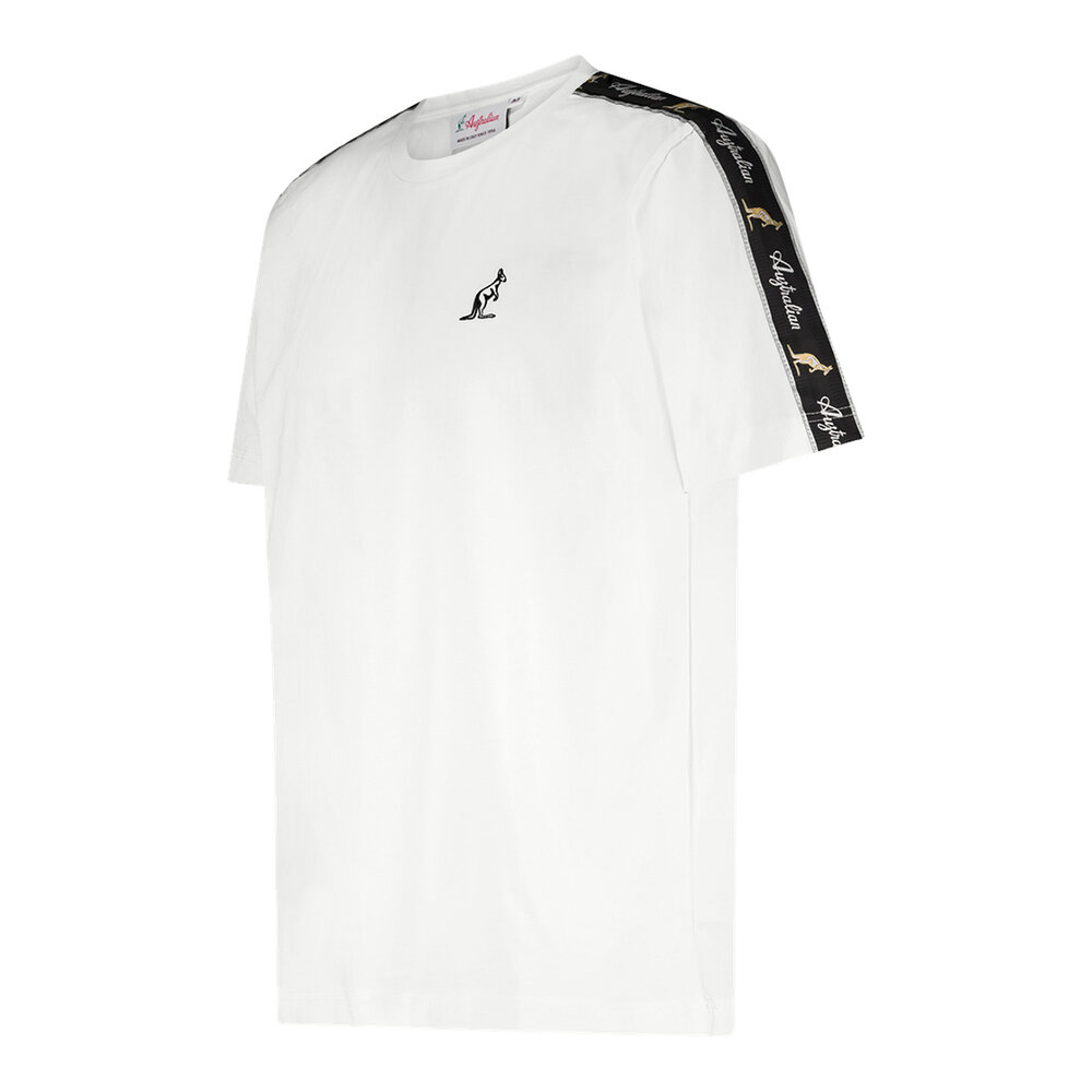 Australian Australian T-Shirt mit Schwarzem Band (Weiß/Schwarz)