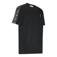 Australian T-shirt met Zwarte Bies (Zwart)