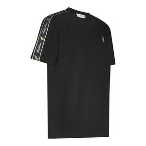Australian Australian T-Shirt mit schwarzen Paspeln (Schwarz)