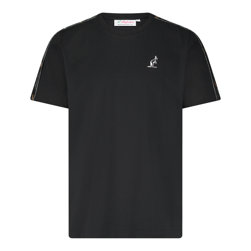 Australian Australian T-Shirt mit Schwarzem Band (Schwarz/Schwarz)