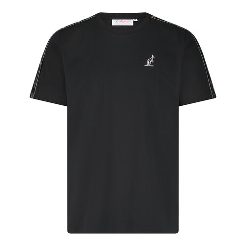 Australian Australian T-Shirt mit Schwarzem Band (Schwarz/Schwarz)