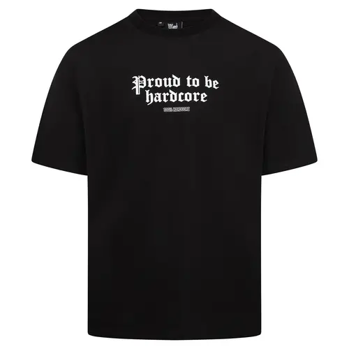 100% Hardcore 100% Hardcore Oversized T-shirt 'Proud to be Hardcore' (Black)