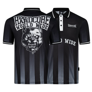 100% Hardcore 100% Hardcore Soccershirt 'Worldwide' Black 100% Hardcore 100% Hardcore Soccershirt 'Worldwide' Black