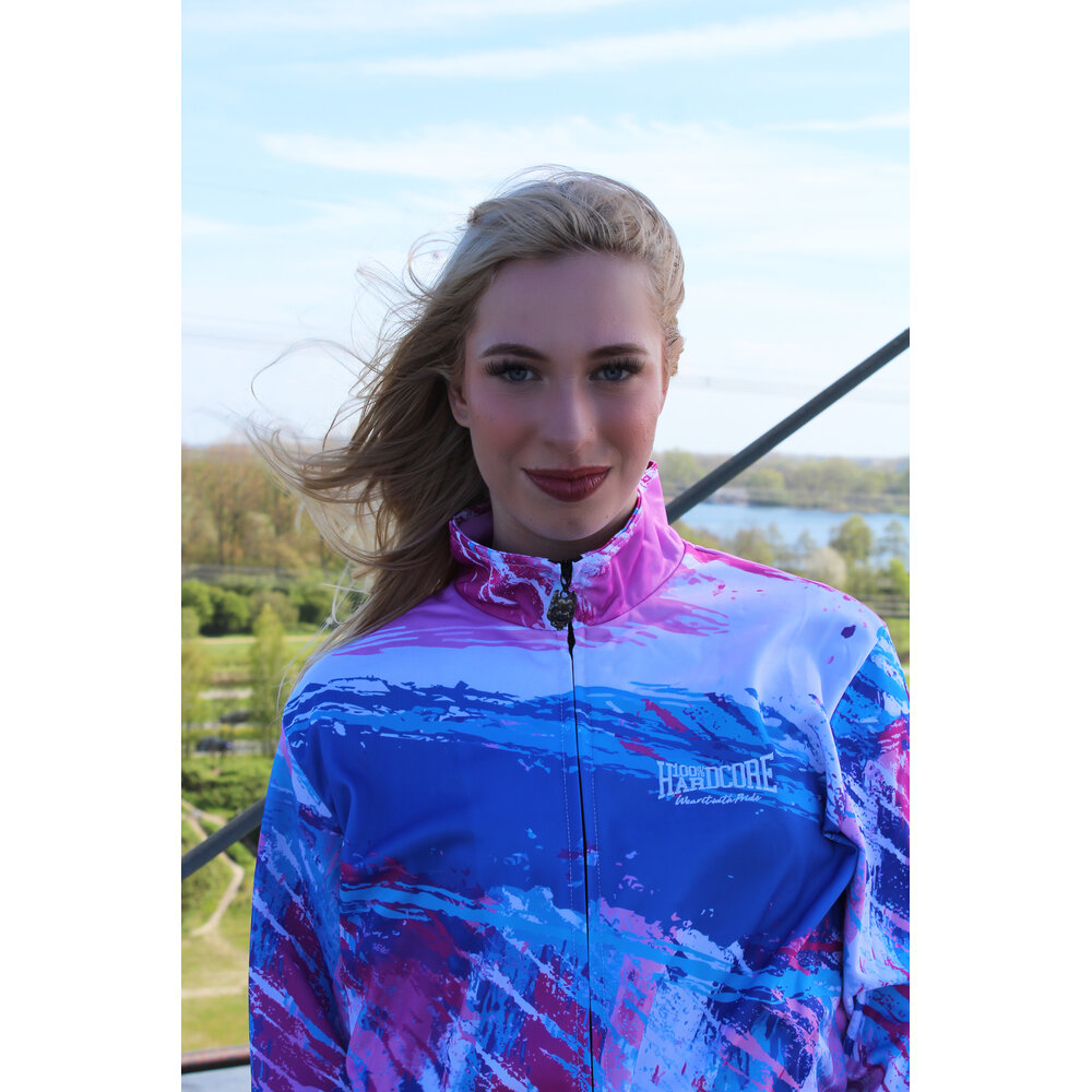 100% Hardcore 100% Hardcore x Gabberwear EXCLUSIVE Trainingsjasje 'Candy Rave' (Pink)