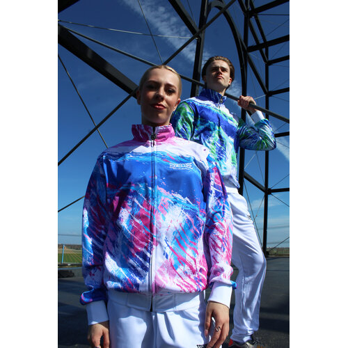 100% Hardcore 100% Hardcore x Gabberwear EXCLUSIVE Trainingsjasje 'Candy Rave' (Pink)