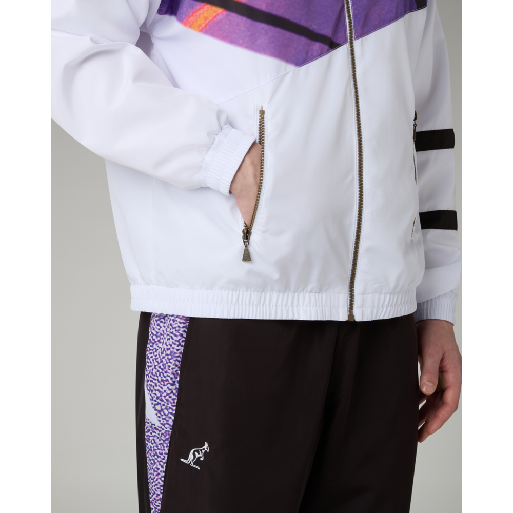 Australian Australian Archive Shards Jacket (White/Periwinkle) Australian Australian Archive Shards Jacket (White/Periwinkle)
