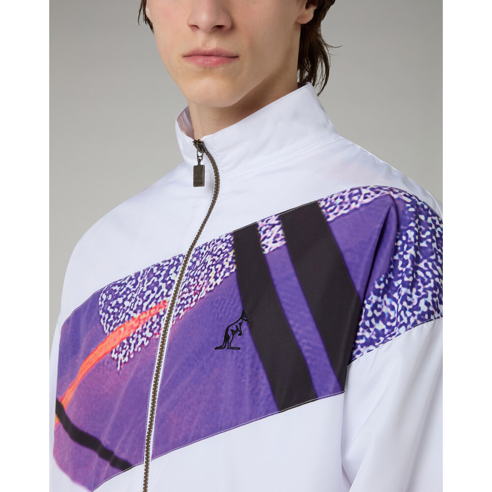 Australian Australian Archive Shards Jacket (White/Periwinkle) Australian Australian Archive Shards Jacket (White/Periwinkle)