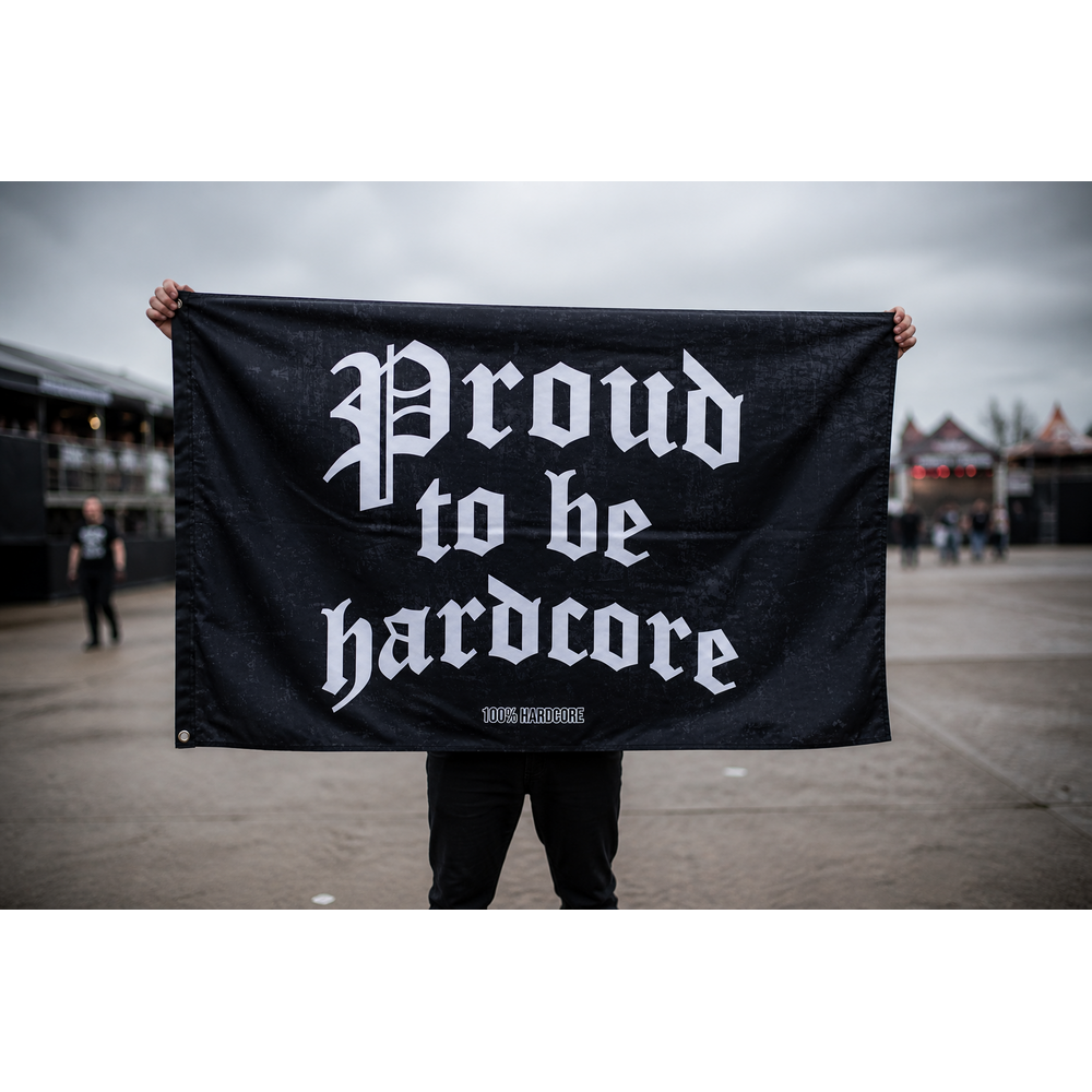 100% Hardcore 100% Hardcore Vlag 'Proud to be Hardcore'